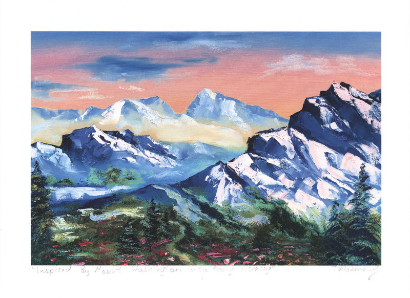 Inspired by Mount Washington Archival Signed PRINT, Giclée Fine Art
