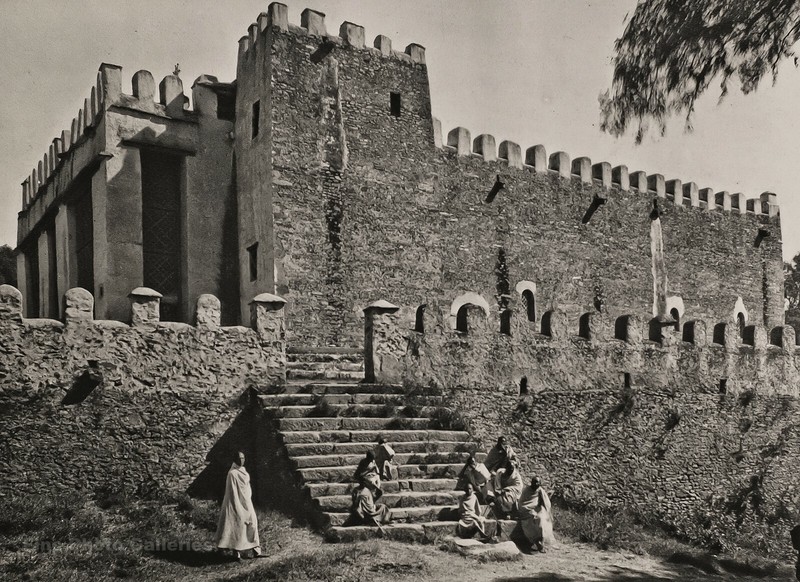 1905 Original AFRICA Church Aksum Ethiopia THEODORE VON LUPKE Religion Photo Art