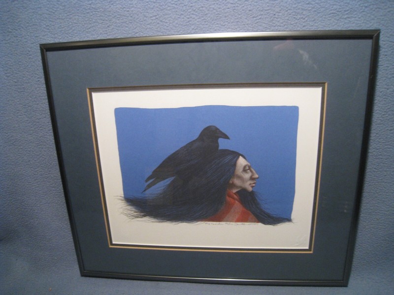 1984 Framed Frank Howell "The Teacher" Lithograph Hand Signed with COA. 99/150 gallery