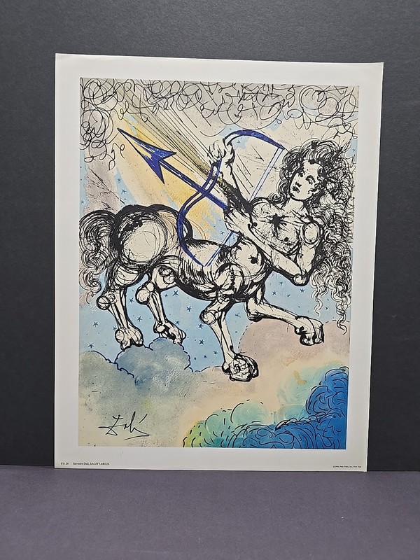 Salvador Dali Signs of the Zodiac 11 Color Offset Lithos Penn Prints NY 1969