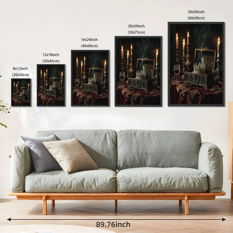 Baroque Crown Still Life Wall Art Canvas Oil Paintings Reproduction gallery