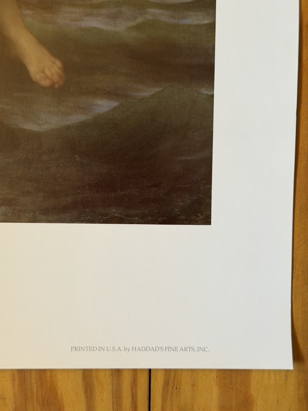 The Birth Of Venus William Bouguereau Vintage 1991 Haddad’s Fine Large Art Print gallery