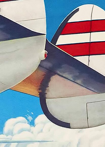 1950s Fly The Finest - Fly TWA Vintage Style Travel Poster - 24x36 gallery