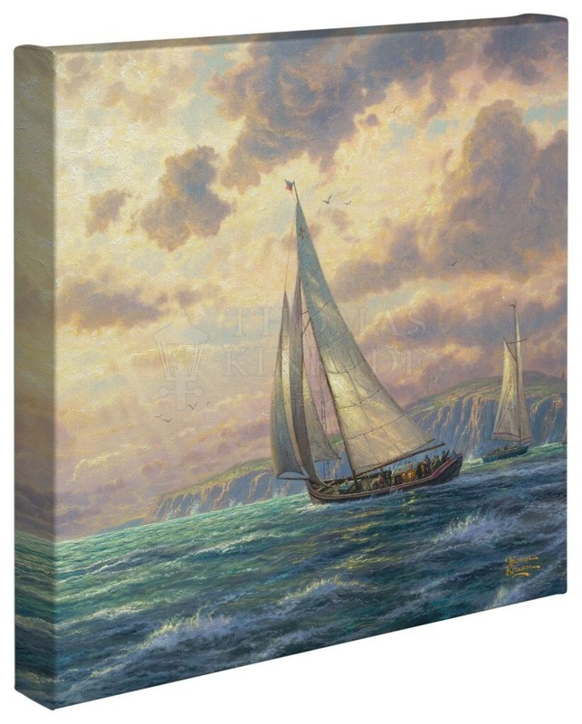 Thomas Kinkade New Horizon 14 x 14 Wrapped Canvas