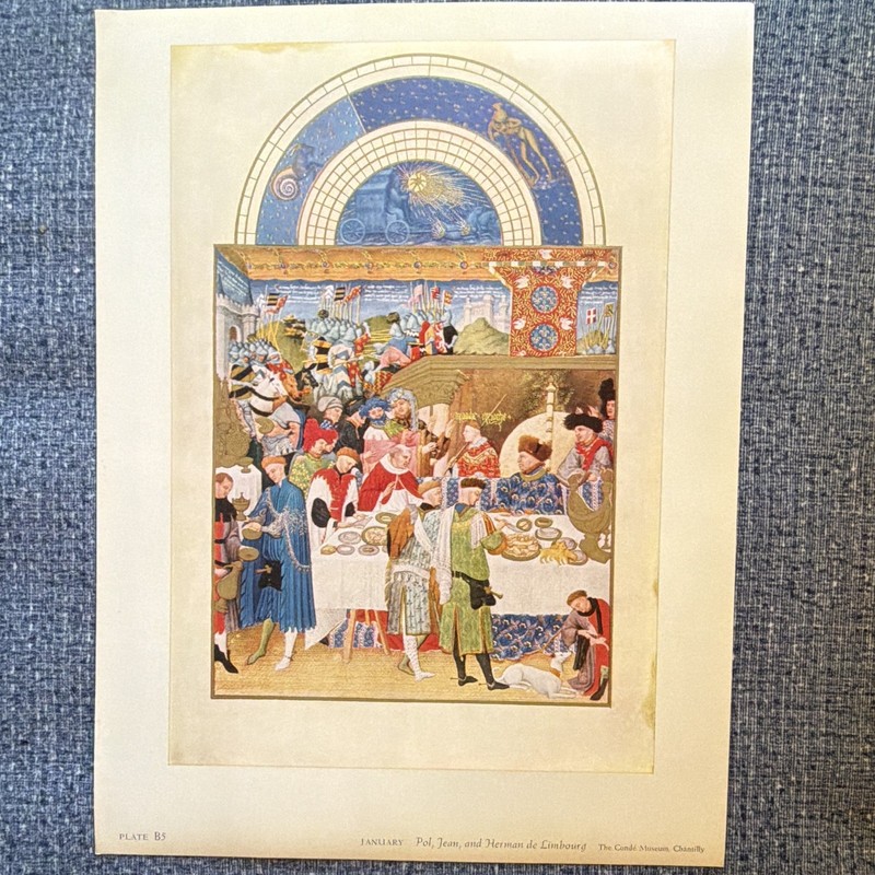 Pol Medieval History Figures Portrait Paper Print, Unframed, Plate B5