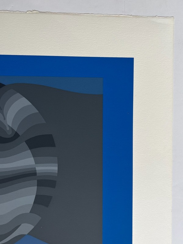 Sewell Sillman original screenprint Orb #1 1970 publisher's print NOS Albers gallery