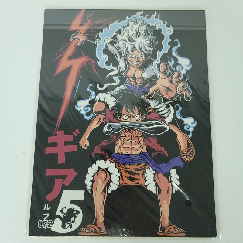 Luffy Gear 5 One Piece #072 Double-sided Art Board Size A4 8″ x 11″ Waifu Card