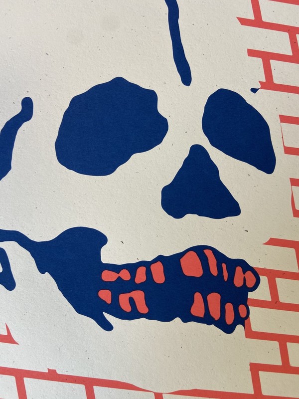 OBEY x Never Made Wall of Death Screen Print Signed 27/100 Limited 18in x 18in gallery