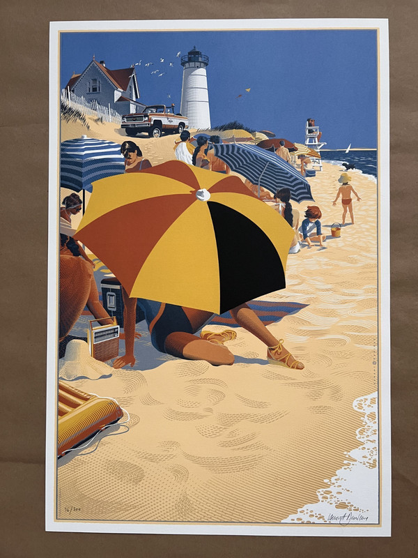 Jaws by Laurent Durieux - Limited Mondo Lithograph Print Poster Signed 96/300