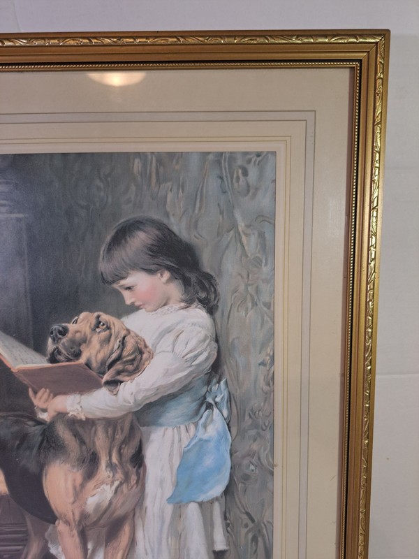Briton Riviere Naughty Boy Framed Print Victorian Child Dog Picture Art gallery