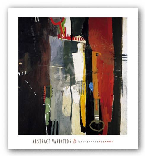 Abstract Variation 25 TL Lange Art Print 39x36