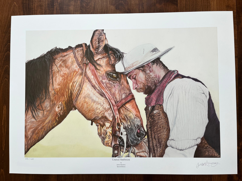 Rodeo Art Print 2021 Champion — Western, Country, Indian — Signed Print
