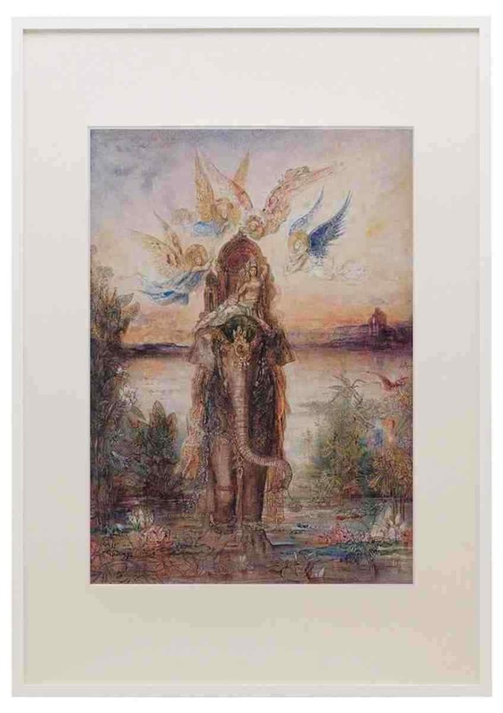 Gustave Moreau 53 5 A3 A4 Framed Print Picture