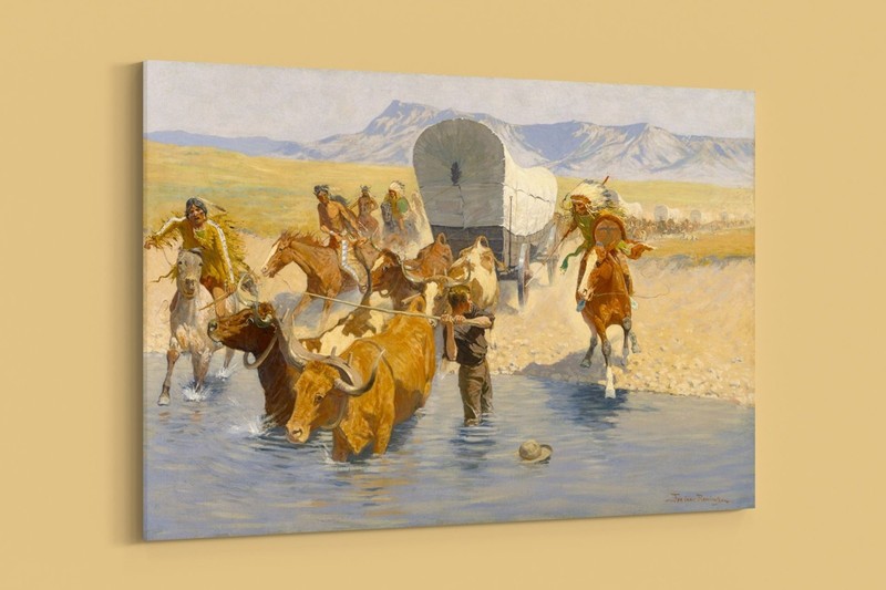 The Emigrants by Frederic Remington Western Giclee Art Print + Free Shipping gallery