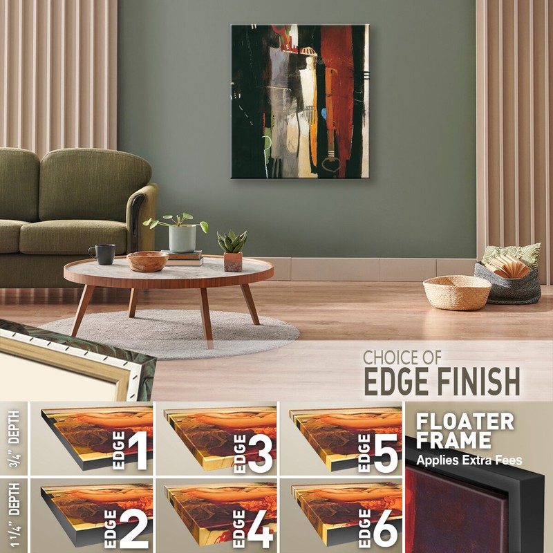 36W"x40H" ABSTRACT VARIATION 25 by GREGORY LANGE -SCRIBBLE ART CHOICES of CANVAS gallery