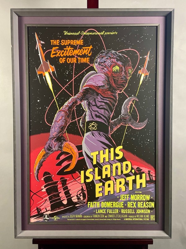 THIS ISLAND, EARTH Poster – Mondo/Francesco Francavilla 2013 Screen Print 24×36″