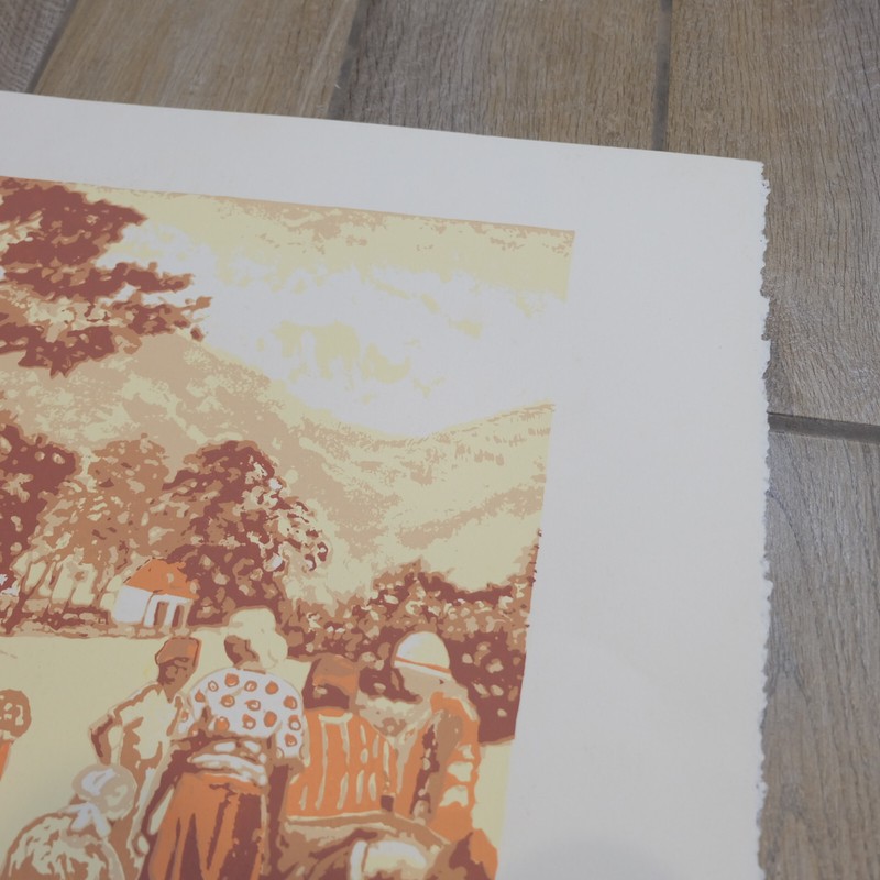 Lloyd Van Pitterson Jamaican People Art Signed Limited Edition Serigraph 3/950 gallery