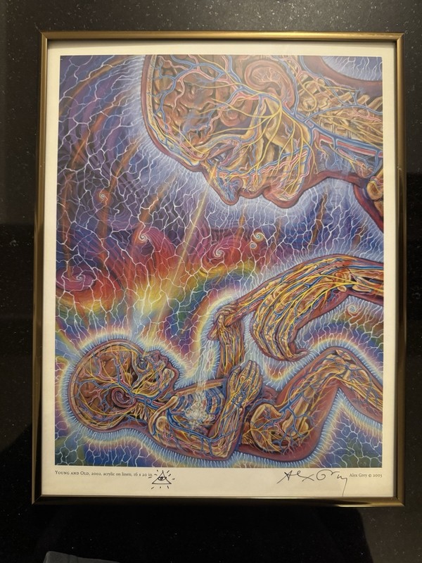 Alex Grey Art “Young and Old” – Signed and Doodled