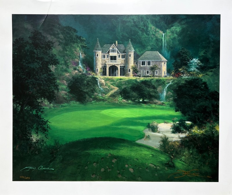 James Coleman DREAM GREEN COME TRUE Hand Signed Limited Edition Serigraph Art