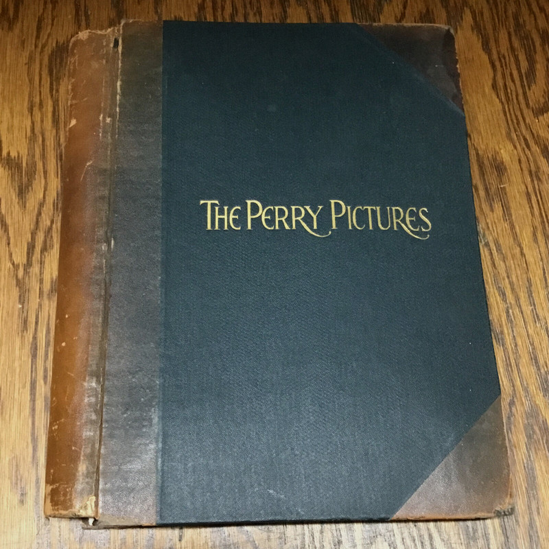 Antique ca. 1915 The Perry Pictures Art Prints Catalog, Portraits Paintings RARE