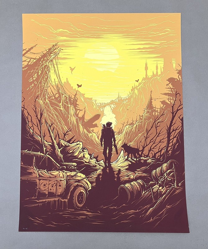 Dan Mumford WASTELANDER (18×24) Art Print #49/85 Mad Max