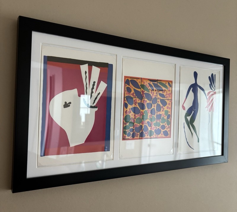 Matisse Prints Framed Matted Signed in Plate gallery