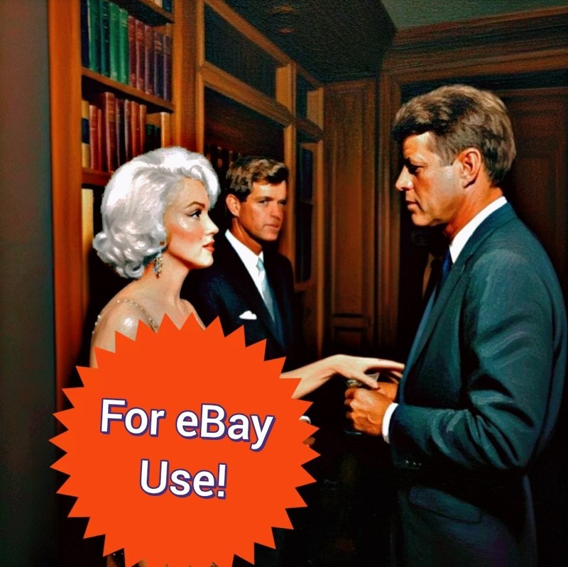 Oak Pop Art Marilyn Monroe Bobby Kennedy John F. Kennedy May 19 1962 8 X 10