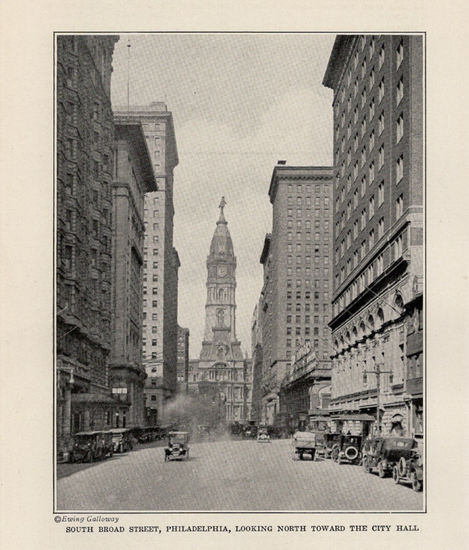 Philadelphia City Hall & Philippine Country House 1921 Antique Print