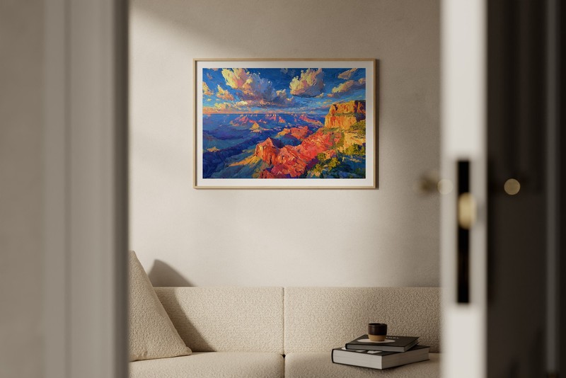 Grand Canyon United States 36x24 Giclée Art Print Ltd 1/25 Signed COA Romble H17 gallery