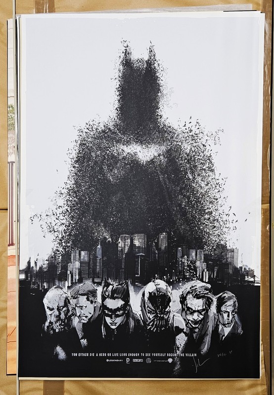 2G -The dark knight rises by Jock – Mondo Variant – Rare sold out Mondo- WYSIWYG