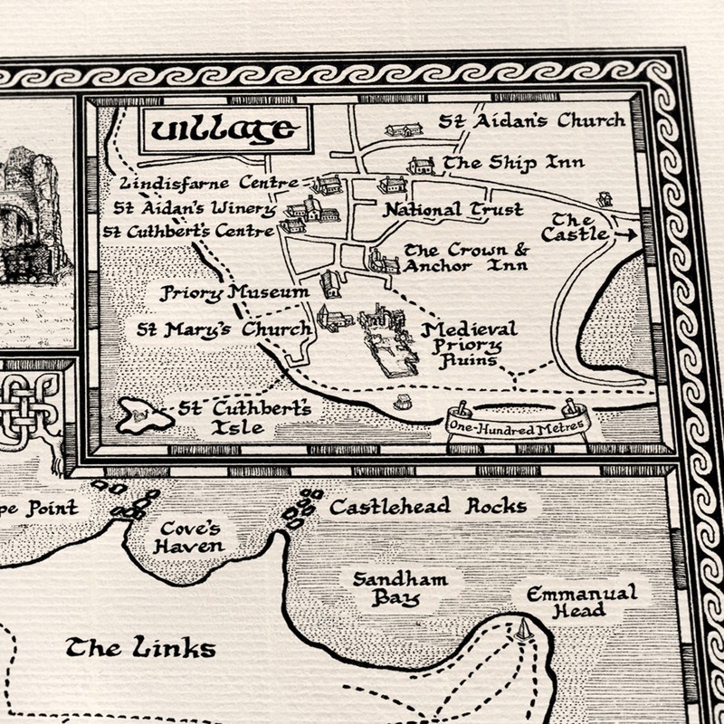The Lindisfarne Map - Fine Art Prints by Manuscript Maps gallery
