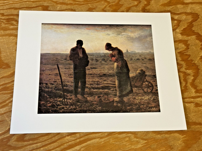 Vintage Millet Jean-Francois Litho Art Print 1986 Musee d’Orsay Paris 9.5″ x 12″