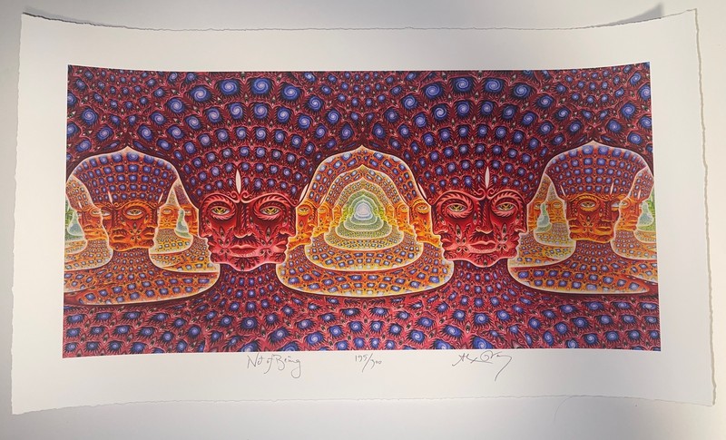 Alex Grey Net Of Being Tool Signed & Numbered Fine Art Print COA Visionary Art