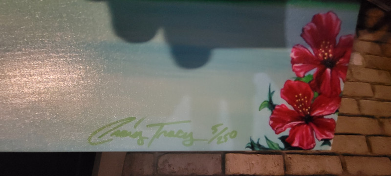 Craig Tracy Art Bliss 40" x 26" 5/250 Limited Edition Signed gallery