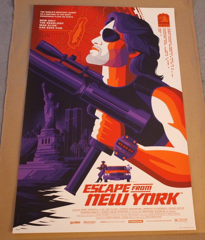 Tom Whalen Escape from New York Regular Edition Print