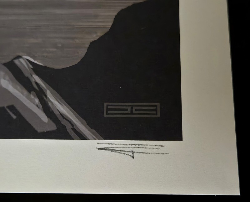 JC Richard Signed JAWS Art Print Poster AP 12" Shark Disney Mondo gallery