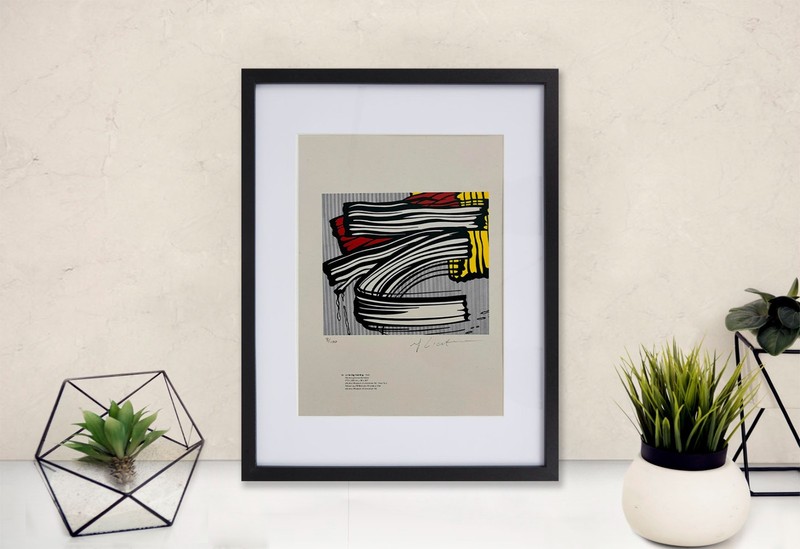 Roy Lichtenstein Hand-Signed Original Print With COA and +$3,500 USD Appraisal.-