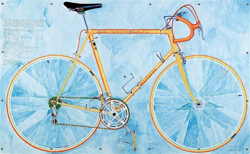Greg Curnoe : Mariposa 10 speed : Archival Quality Art Print 17×22