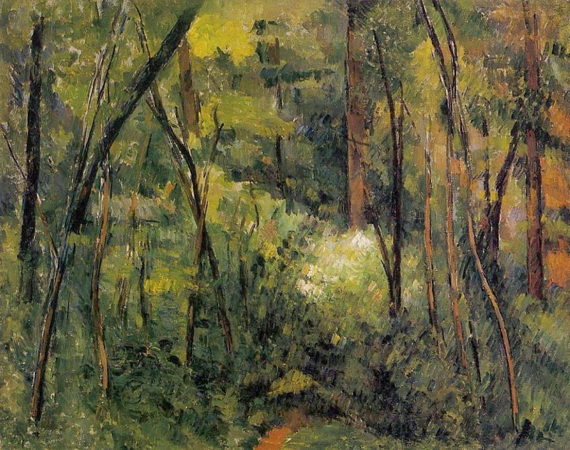 Paul Cezanne In the Woods 1885 17″x 22″ Archival Art Print
