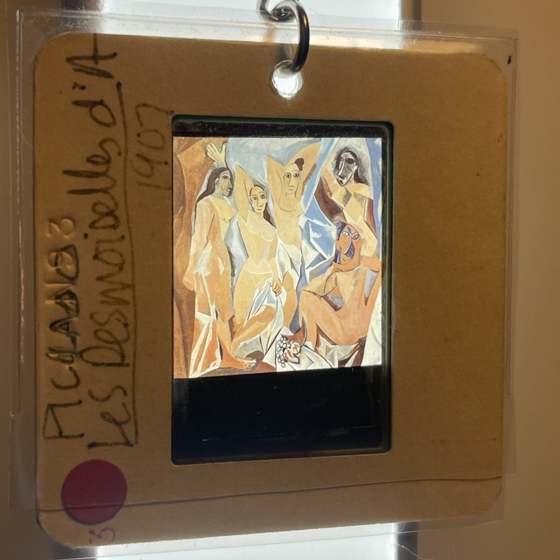 Picasso “Les Demoiselles d’Avignon ” 35mm Slide KEYCHAIN 1212