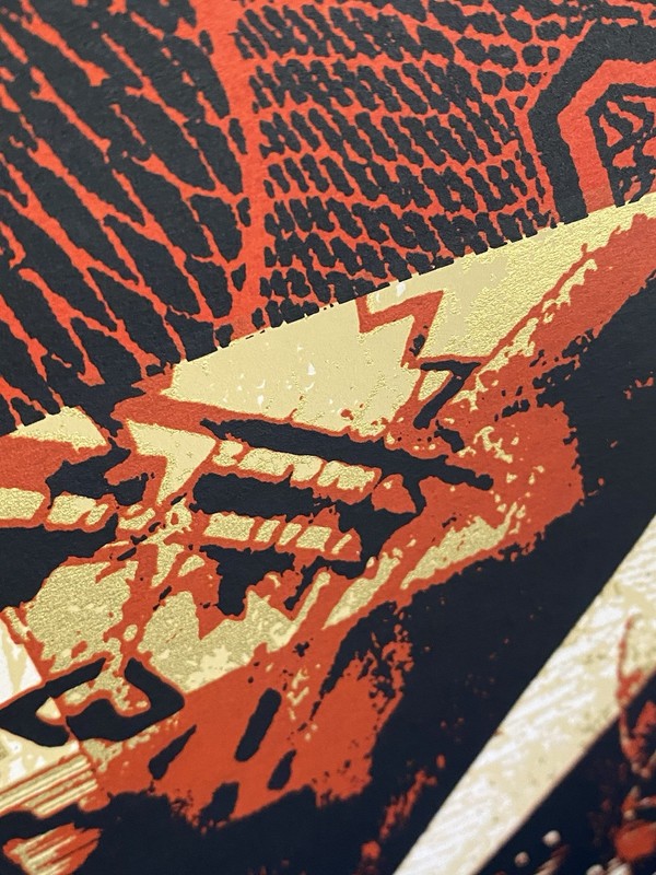 Shepard Fairey Obey Giant LENIN RECORD Signed And Numbered Screen Print RARE gallery
