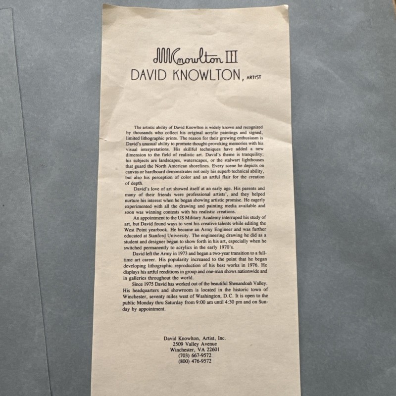 David Knowlton III "Chew The Best" Signed Limited Lithograph 790/950 gallery