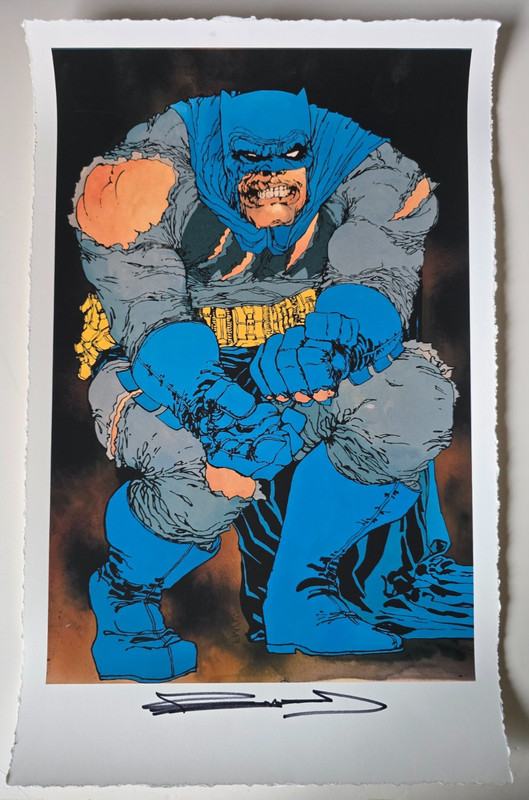 35th ANNIVERSARY BATMAN DARK KNIGHT RETURNS GICLEE ROBIN SIGNED FRANK MILLER COA gallery