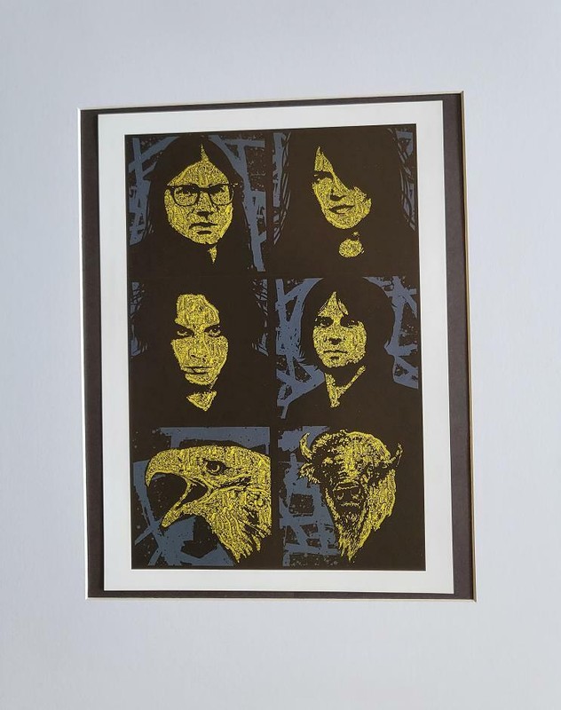 Todd Slater "The Dead Weather" Poster Print Matted offset Lithograph 2015 Rep gallery