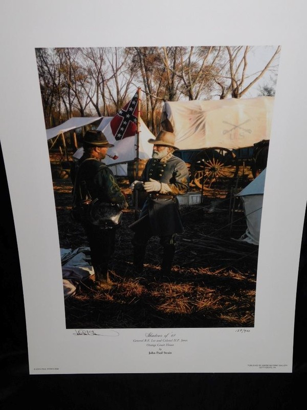 Civil War Shadows of '64 John Paul Strain Art Print Robert E Lee H.P. Jones #129 gallery