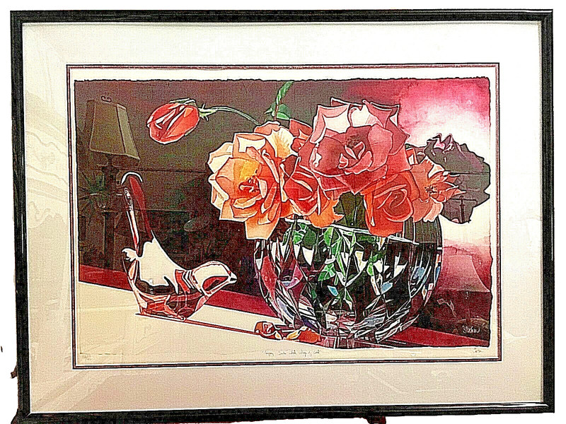 Susanna Spann «Gypsy Souls» Limited Edition Print 132/600 Signed Watercolor Art