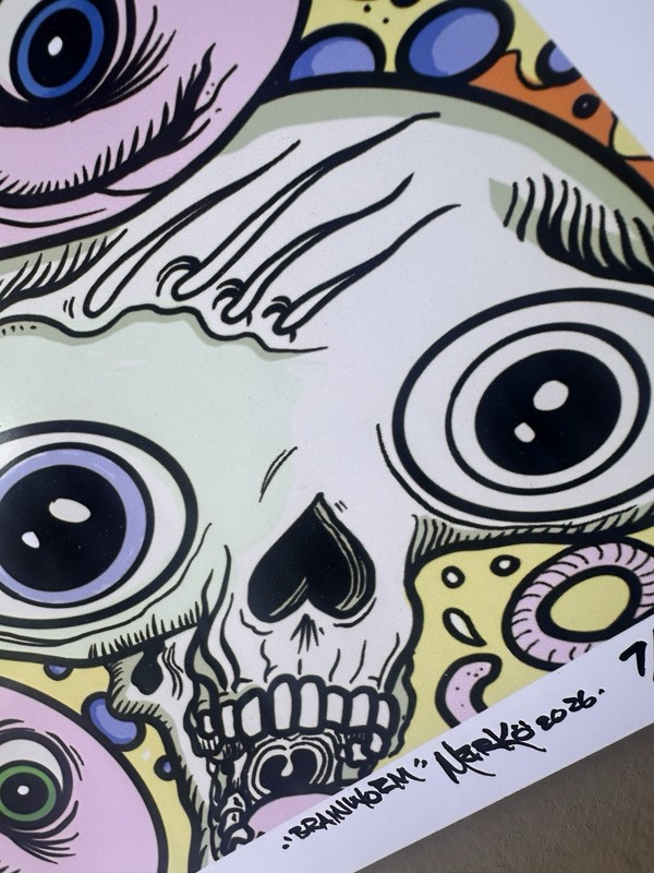 Signed & Numbered Psychedelic Surreal Print – Limited Edition of 42 – by artist gallery