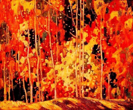 Oil Painting repro Franklin Carmichael The Glade