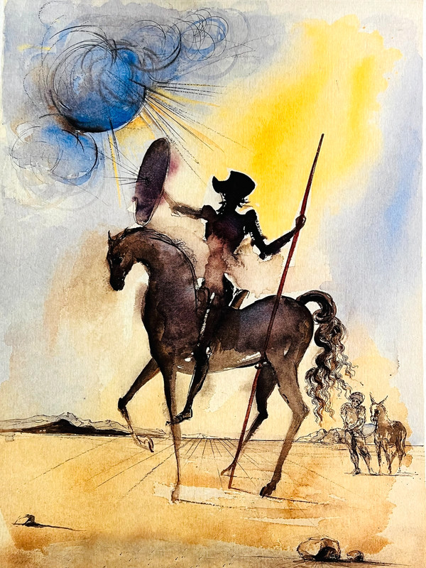 Salvador Dali Lithograph COA Original Signed With Pen Numbered In Pencil gallery