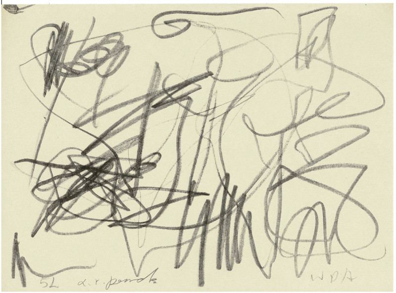 A.R. PENK-Abstrakte Druckgrafik nach der Kohlezeichnung 51 & 52 v. 1984 signiert gallery